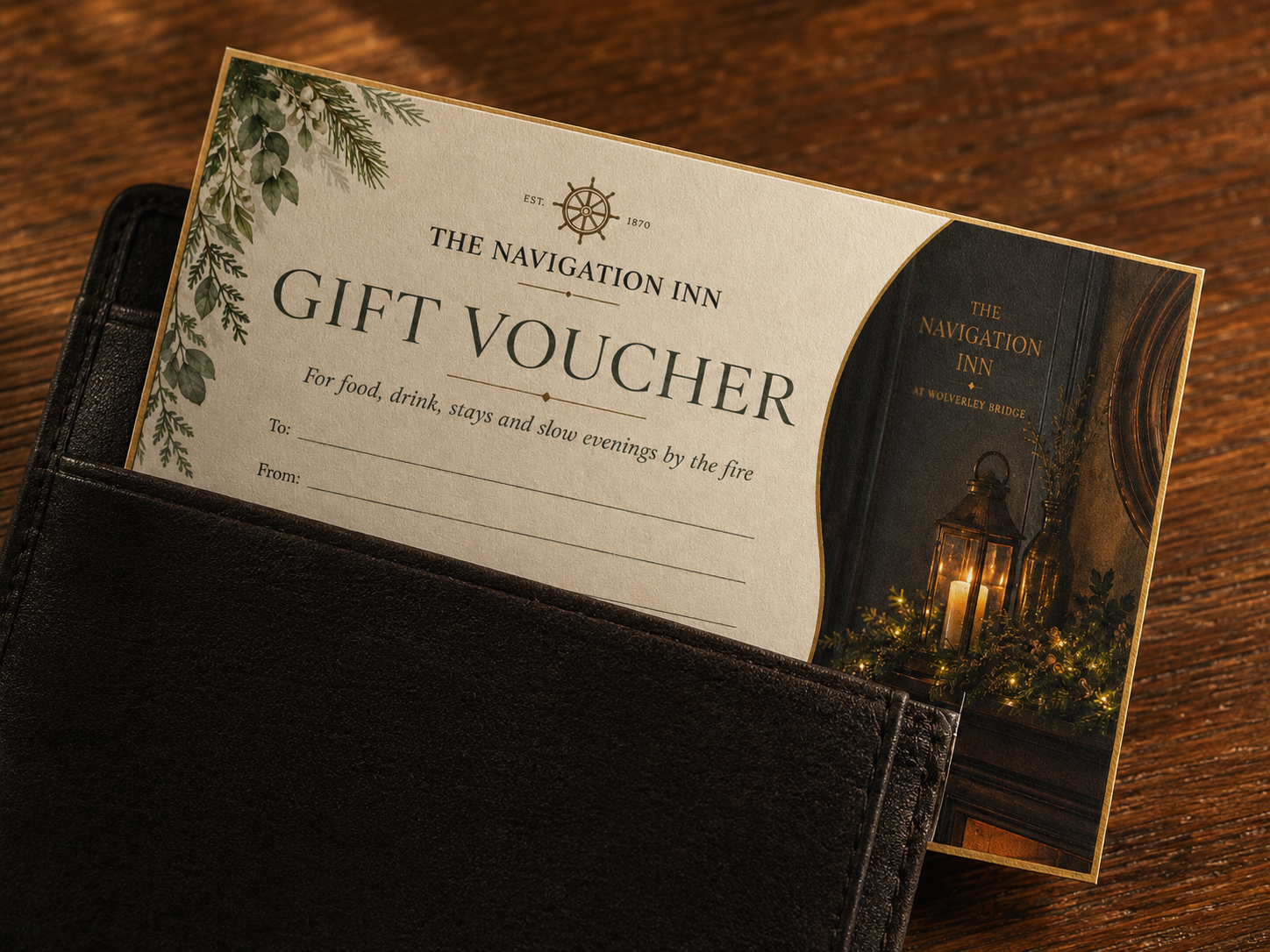 The Navigation Inn gift voucher